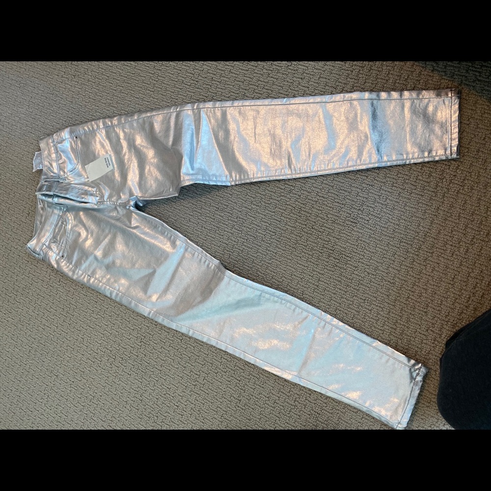 Silver Zara jeans 36 never worn